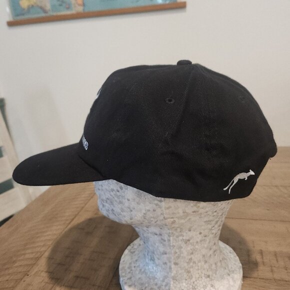 Australian Body Works Atlanta Georgia Baseball Hat Cap Black White Kangaroo - Picture 2 of 8